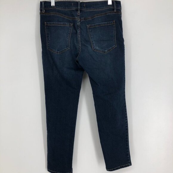 Free People denim-blue cropped skinny  jeans 29W - Picture 3 of 8